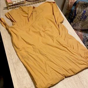 Mustard yellow jumpsuit
